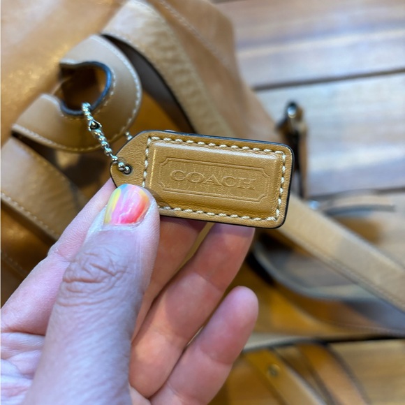 Coach Tan leather small backpack - Picture 9 of 10